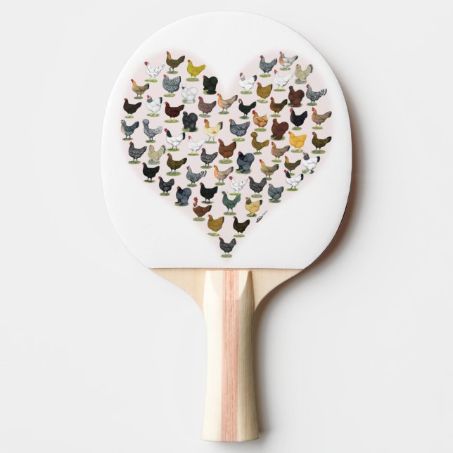 Chicken Heart Pingisracket (Framsidan)