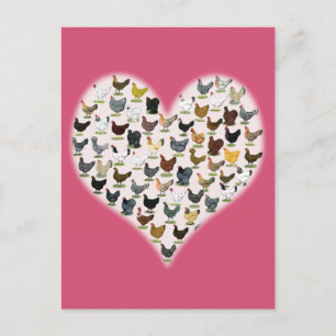 Chicken Heart Vykort