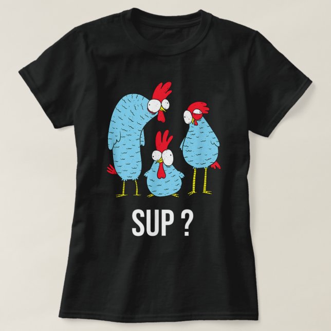 Chicken Heartslag T-Shirt (Design framsida)
