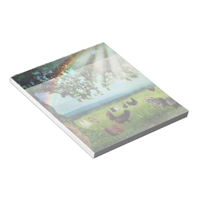 Chicken Heaven Anteckningsblock (Vinklad)