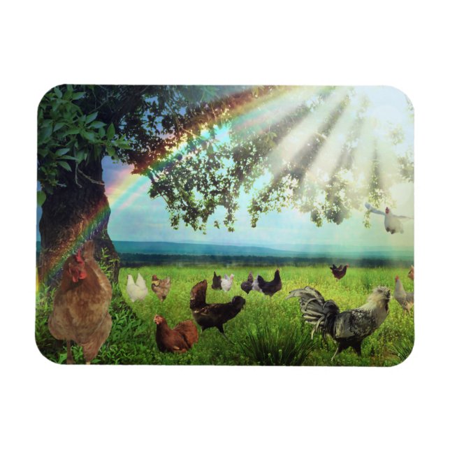 Chicken Heaven Magnet (Horisontell)