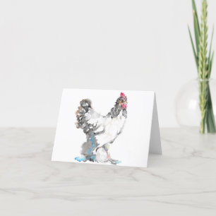 Chicken Hen hälsning-kort Helgkort