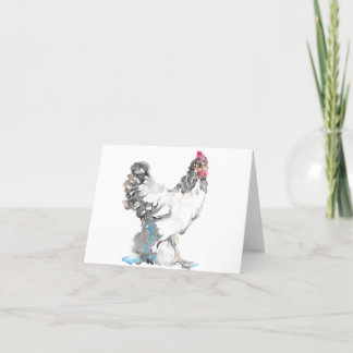 Chicken Hen hälsning-kort Helgkort