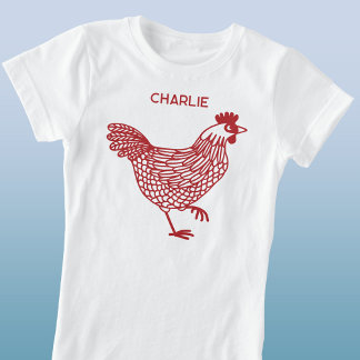 Chicken Hen Personlig T Shirt