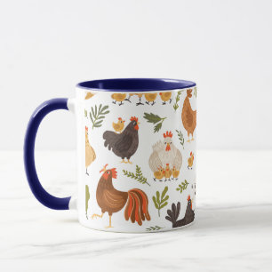 Chicken Hen Tupp Broiler Fryer Capon Poussin Mugg