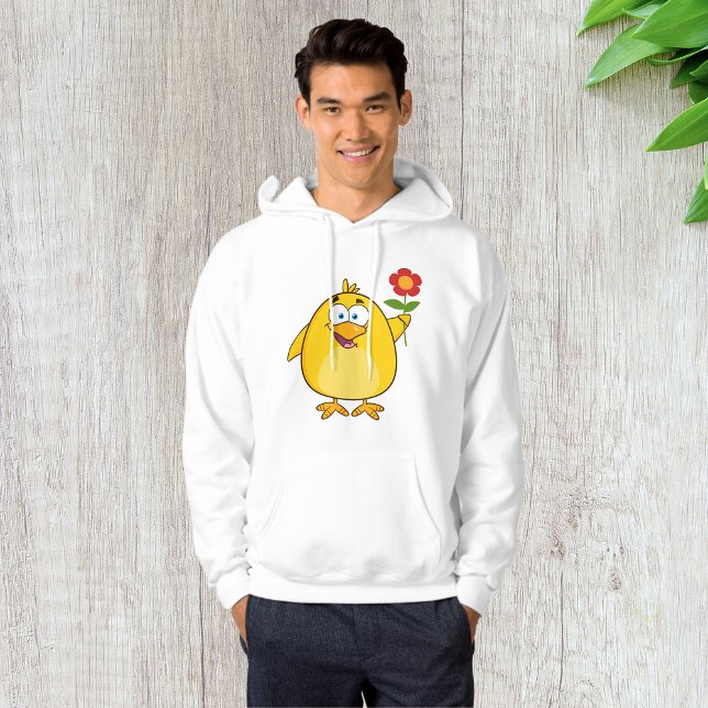 Chicken Holding A Flower Manar Hoodie (Skapare uppladdad)