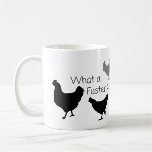 Chicken Humor: Vad är Fuster Cluck? Kaffemugg