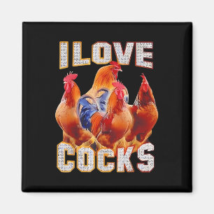 Chicken I Kärlek S Magnet