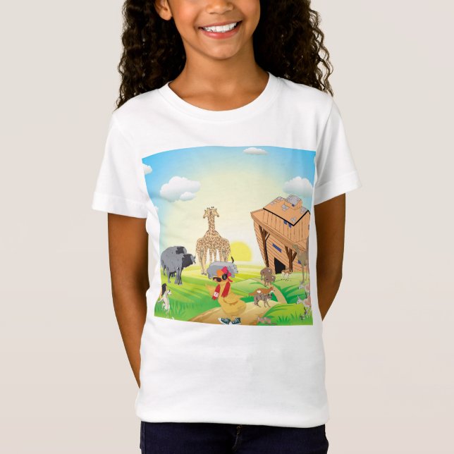 Chicken irriterar Noah T Shirt (Framsida)