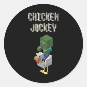 Chicken Jockey 2025 Runt Klistermärke