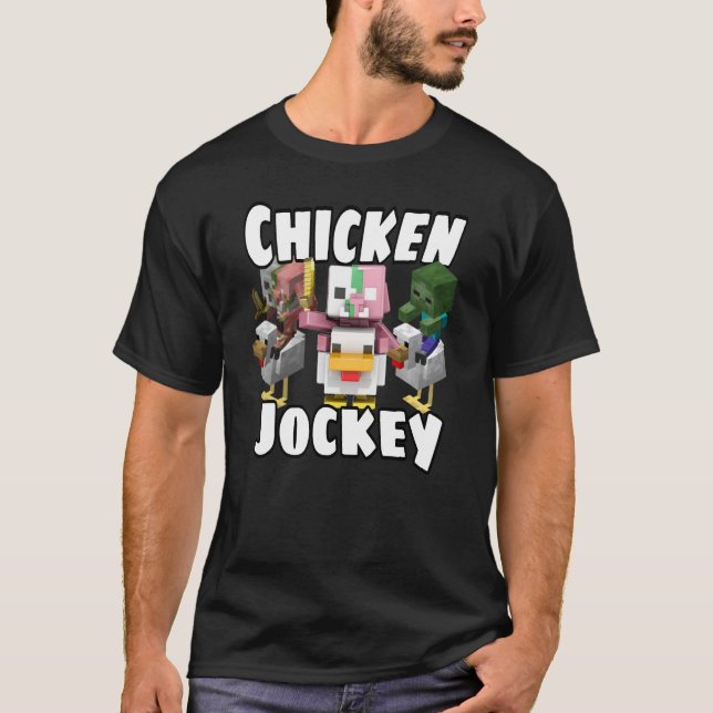Chicken Jockey Älskare T Shirt (Framsida)