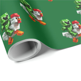 Chicken Jockey Funny Gaming Block Party Presentpapper