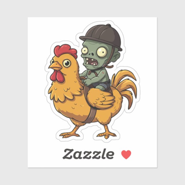 Chicken Jockey Klistermärken (Ark)