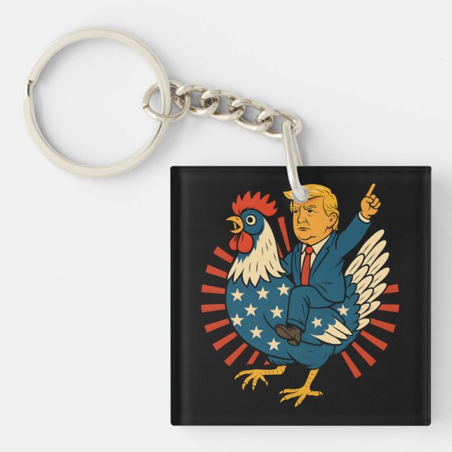 Chicken Jockey Trump Funny Meme (Framsidan)