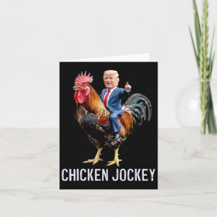 Chicken Jockey Trump Funny Meme 1 Kort