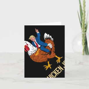 Chicken Jockey Trump Funny Meme 2 Kort