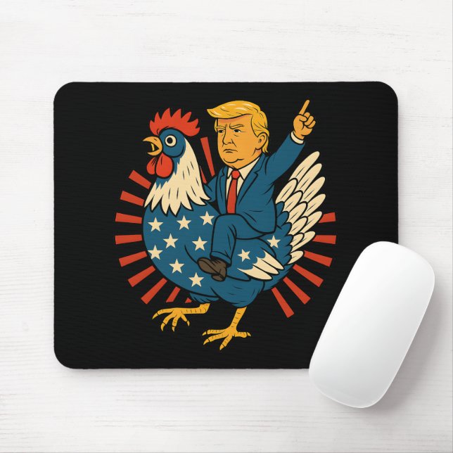 Chicken Jockey Trump Funny Meme Musmatta (Med mus)