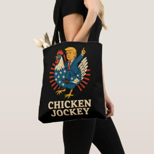 Chicken Jockey Trump Funny Meme Tygkasse