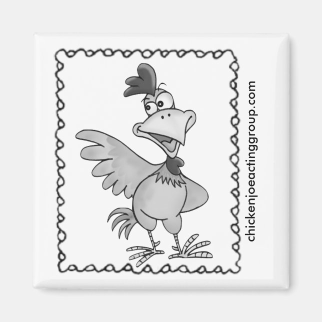 Chicken Joe Framed Magnet (Framsidan)