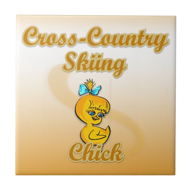 Chicken Kor-Land Skiing Kakelplatta (Framsidan)
