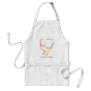 Chicken Land Kitchen Personal Apron Förkläde