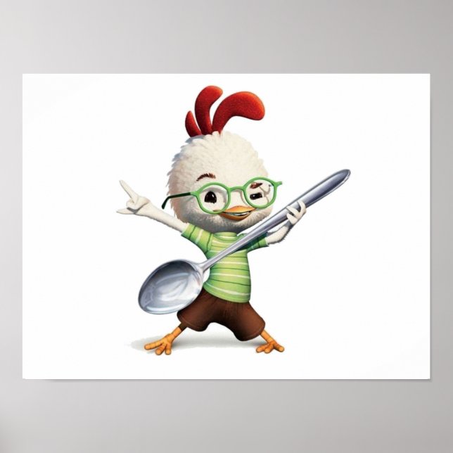 Chicken Little Dancing Poster (Framsidan)