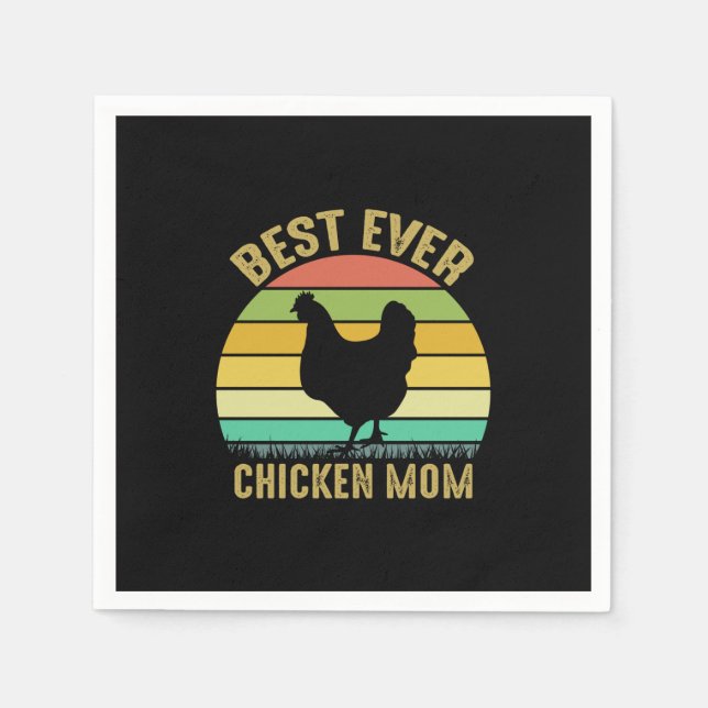 Chicken Lover | Best Ever Chicken Mom Pappersservett (Framsidan)
