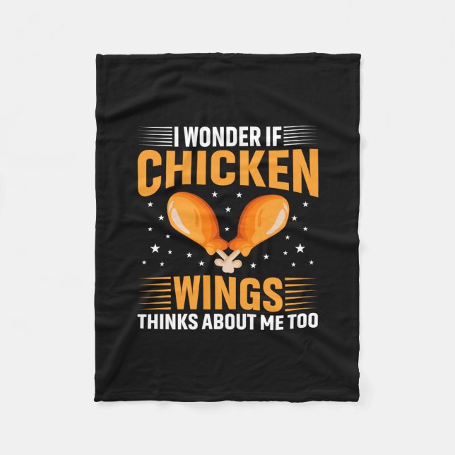 Chicken Lover | Chicken Wing Fleecefilt (Framsidan)