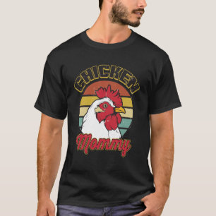 Chicken Mamma Retro vintage Stil Chicken T Shirt