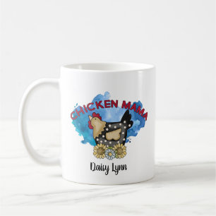Chicken Mamma Rustic Personlig Kaffemugg