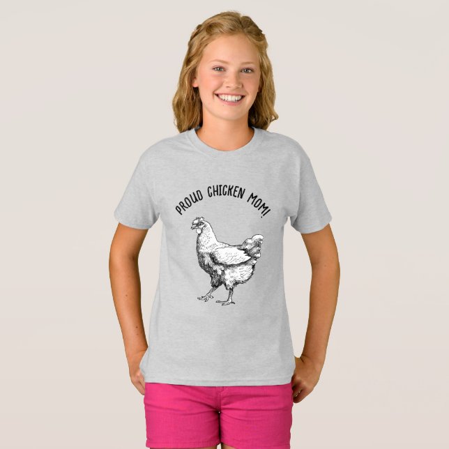 Chicken mamma! t shirt (Hel framsida)