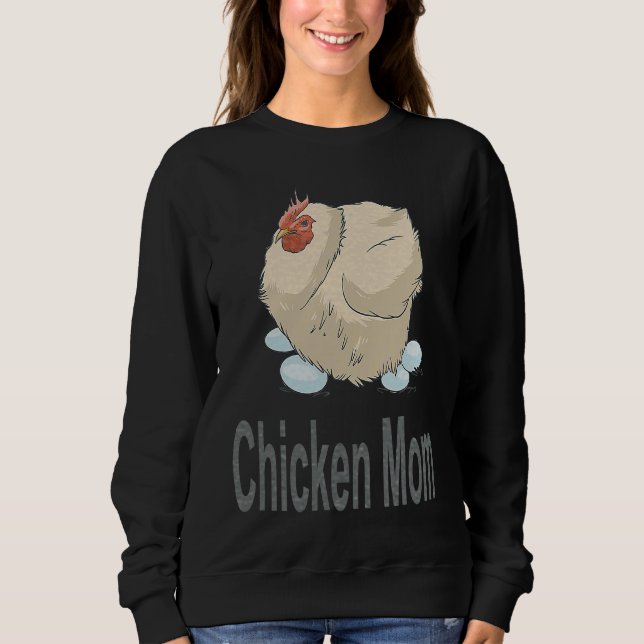 Chicken Mom  Chicken Farming T Shirt (Framsida)