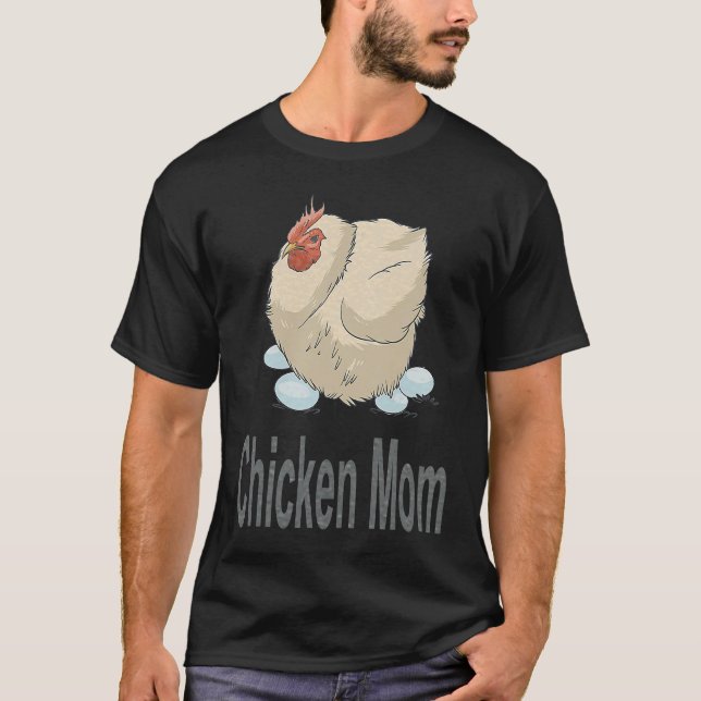 Chicken Mom  Chicken Farming T Shirt (Framsida)