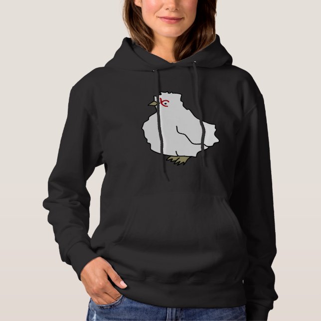 Chicken mönster mynta t shirt (Framsida)