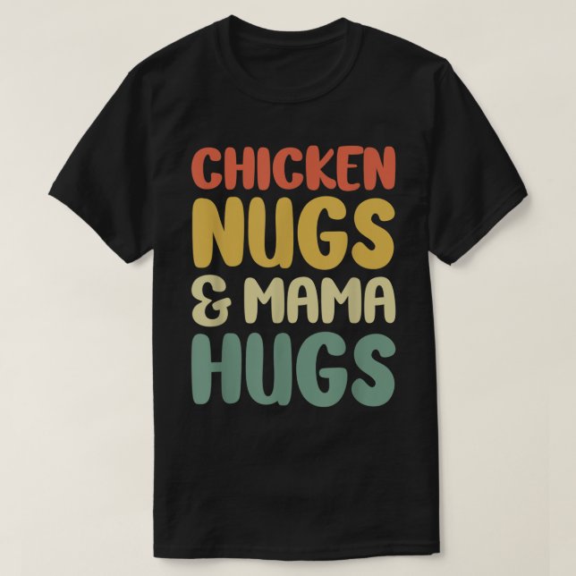 Chicken Mors dag -  med Mamma hönsvolym T Shirt (Design framsida)