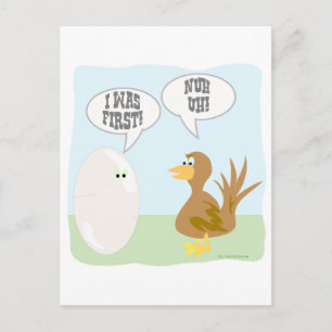 Chicken mot Egg Showdown! Vykort