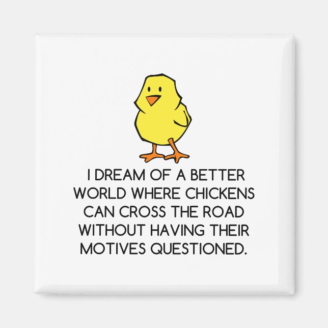 CHICKEN MOTIVES MAGNET (Framsidan)