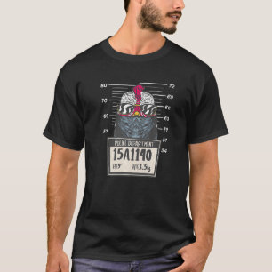 Chicken Mugshot Farmer Eggs Farm Hen T Shirt