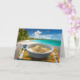 Chicken Noodle Soppa Get-well Card Kort