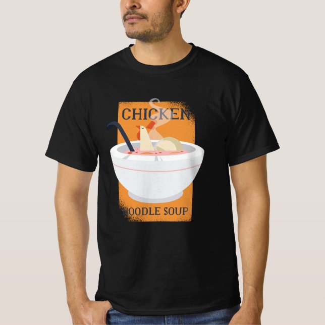 Chicken noodle soppa t shirt (Framsida)