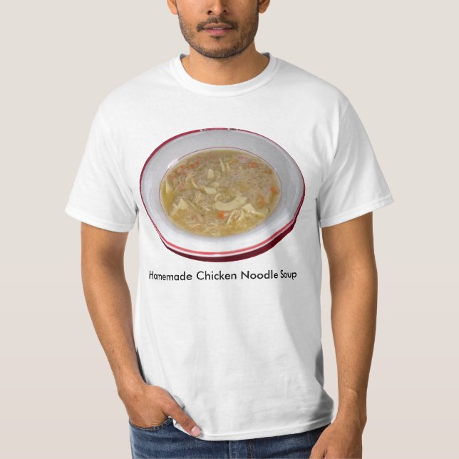 Chicken Noodle Soppa Value T Shirt (Framsida)