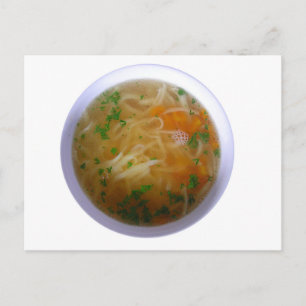 Chicken Noodle Soppa Vykort