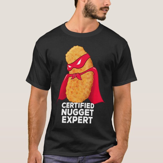 Chicken Nugget Certified Nugget Expert Halloween C T Shirt (Framsida)