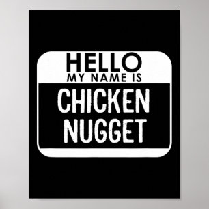 Chicken Nugget Costume Roligt Easy Last Minute Hal Poster
