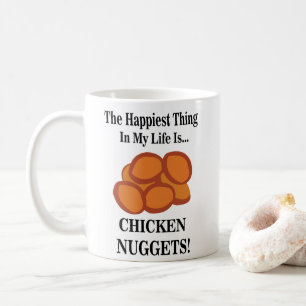 Chicken Nugget Fast Food Funny Chicken Nugget Kaffemugg