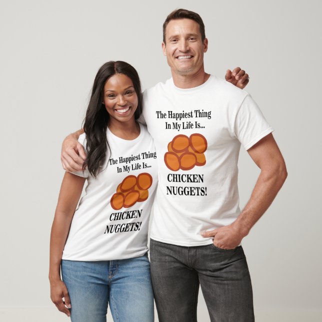Chicken Nugget Food Funny Chicken Nugget T Shirt (Unisex)