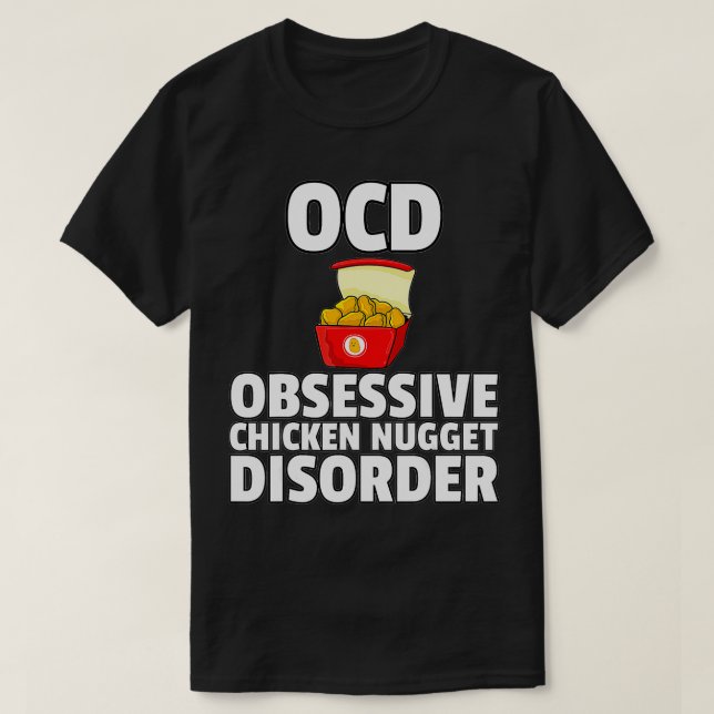 Chicken Nugget Funny Chicken Nuggs T Shirt (Design framsida)