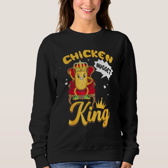 Chicken Nugget Kung T Shirt (Framsida)