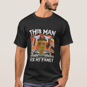 Chicken Nugget Man Ansikte Cowboy Meme T Shirt