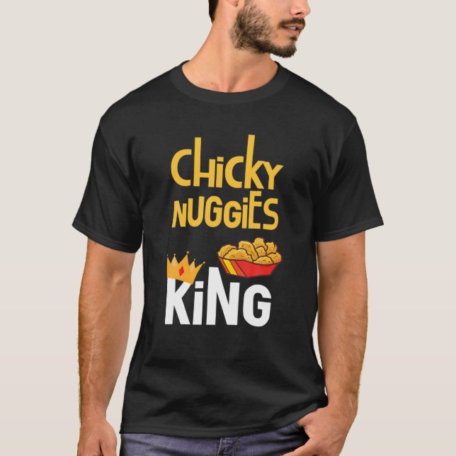 Chicken Nugget Meme | Chicky Nuggies Kung T Shirt (Framsida)